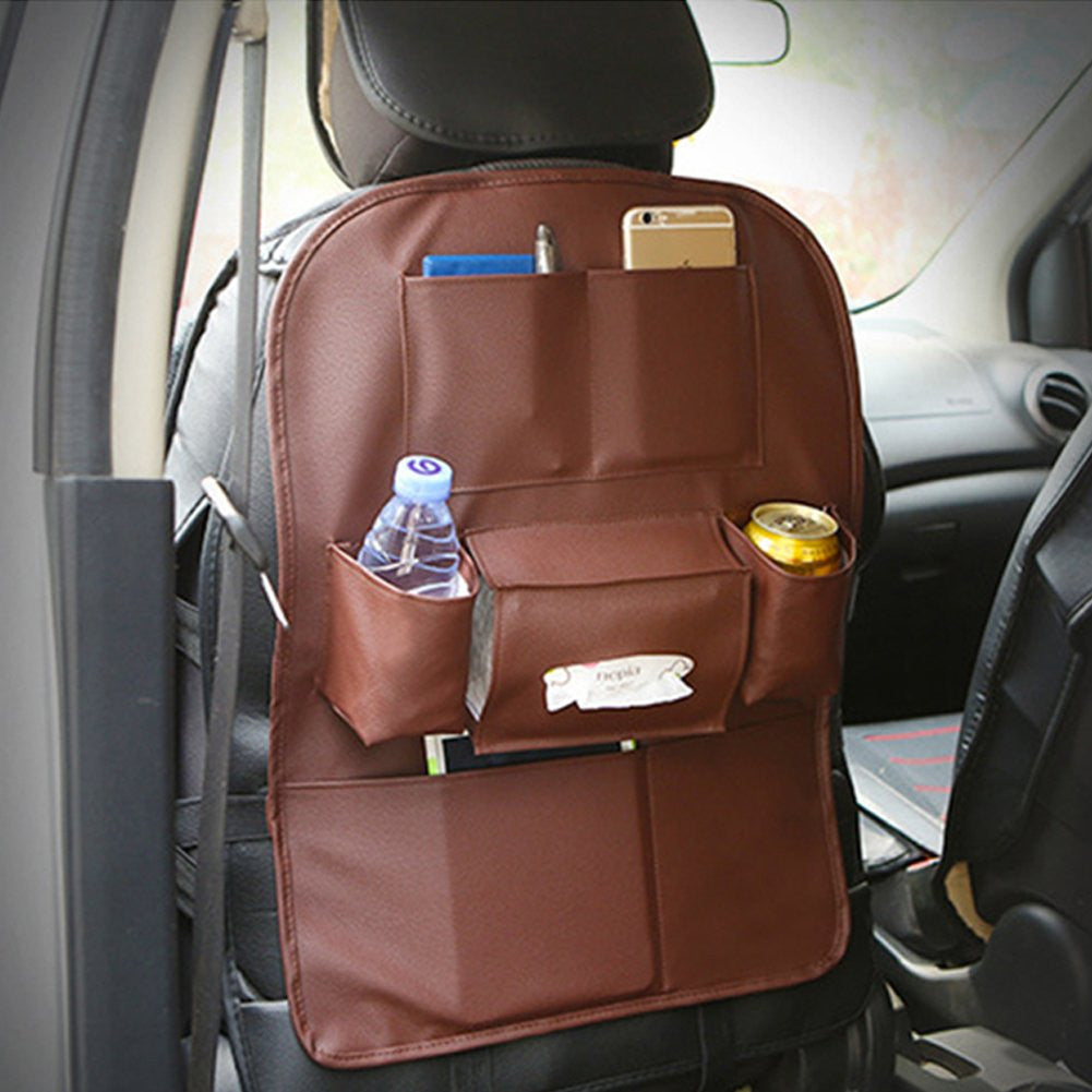 Organizador de asiento de coche multibolsillo