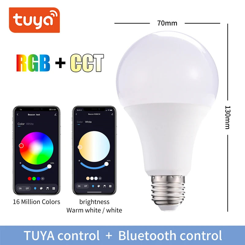 Bombillo inteligente Bluetooth con control por app
