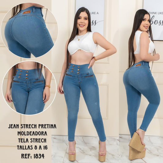 Jean mujer levanta cola ref 1834