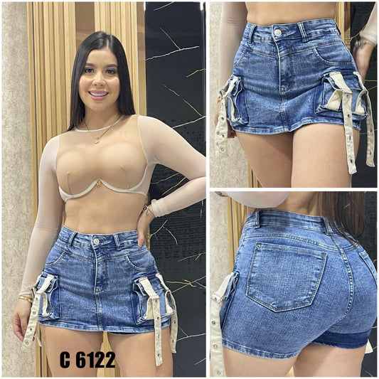 Falda short mujer ref 6122