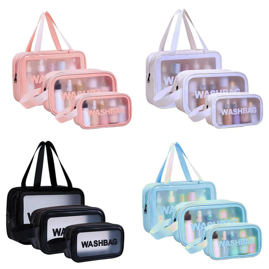 Set de 3 cosmetiqueras organizadoras de viaje