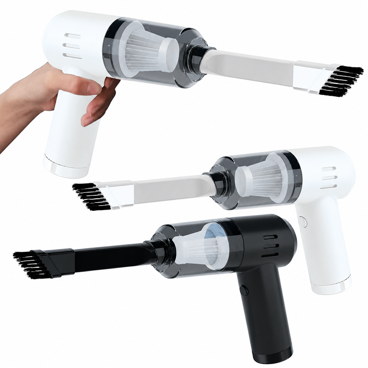 Mini aspiradora portátil inalámbrica para autos
